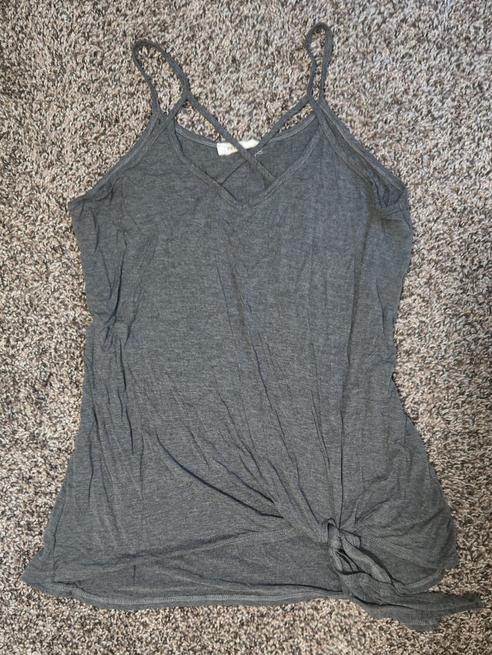 Promesa Criss Cross Tank Top